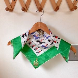 Vintage 1950s Tammis Keefe British Royal Family Handkerchief Scarf